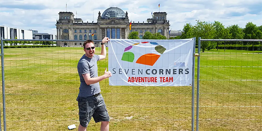 The Seven Corners Adventure Team takes on Reichstag.