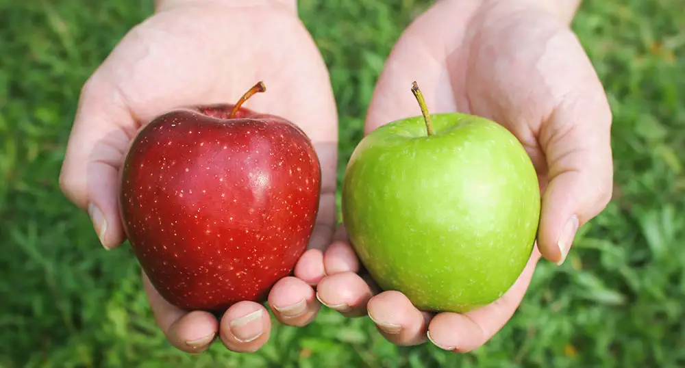 Comparing schedule versus comprehensive travel medical coverages is like comparing a red apple to a green apple.