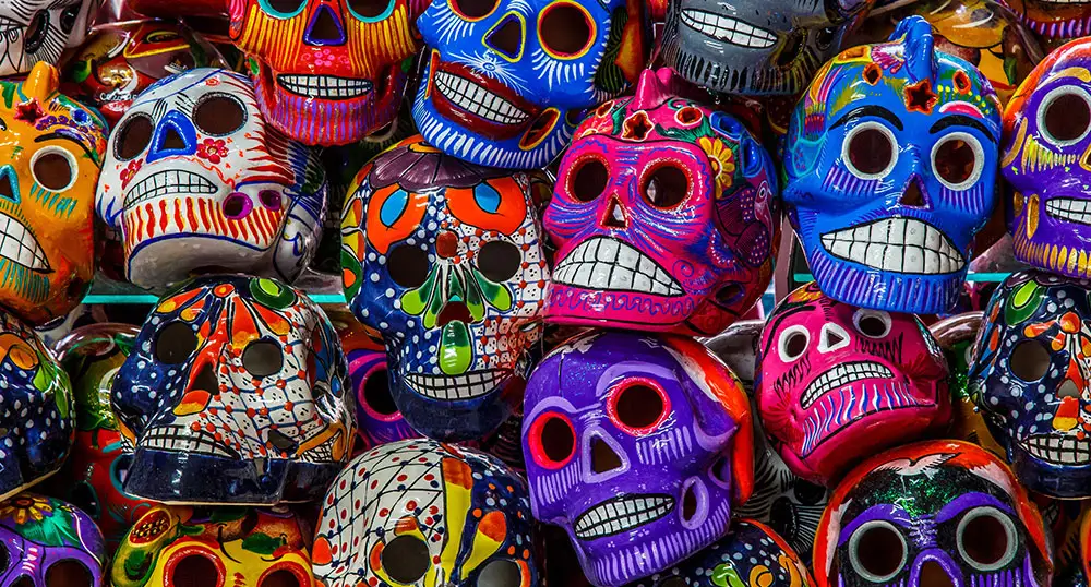 Day of the Dead is celebrated in Mexico.