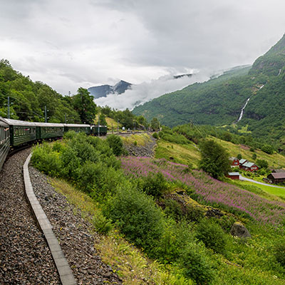 Flam Railway in Norway.