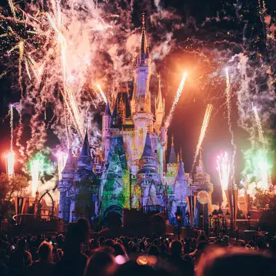 Magic kingdom at Disney World.