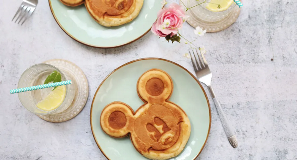 Mickey pancakes.
