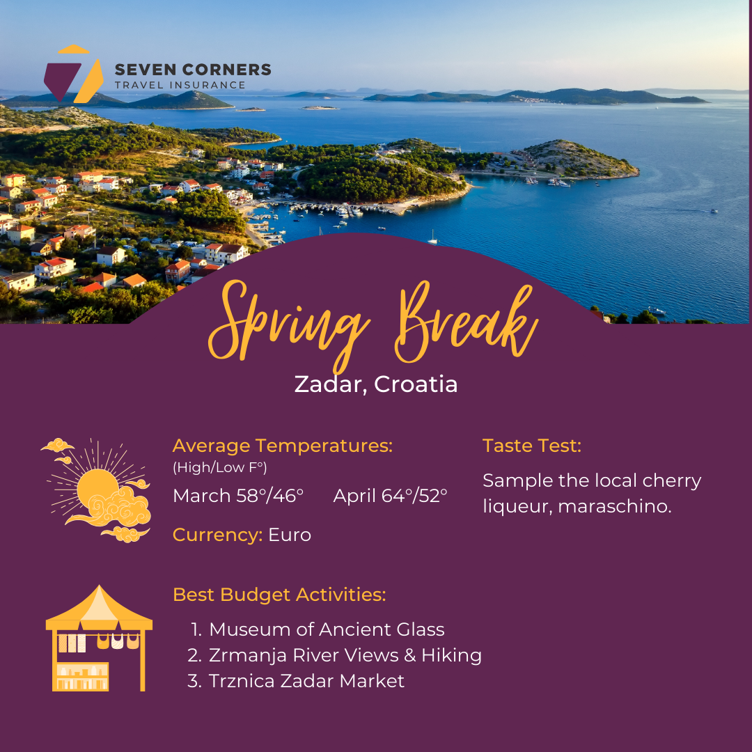 Croatia Spring Break Infographic