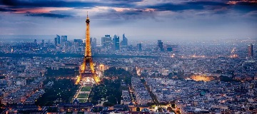 Eiffel-Tower-and-Paris-Skyline-at-Night