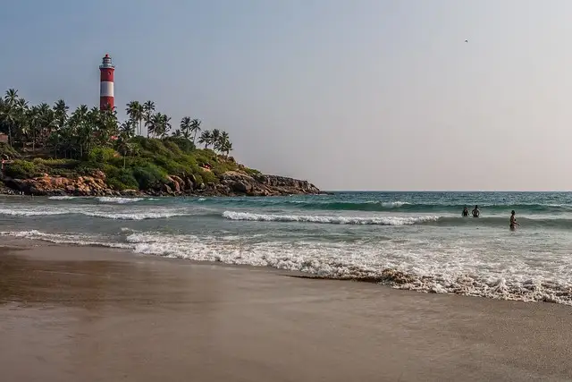 Kerala-beach-scene