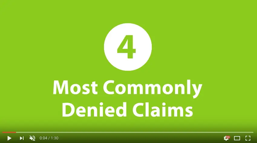 4-Most-Commonly-Denied-Claims-Lime-Green-Background