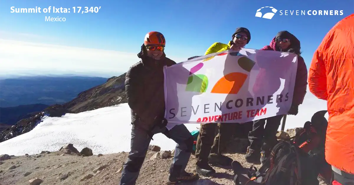 Curt's climb to the summit of Mount Ixta - Seven Corners Travel Insurance Adventure Team
