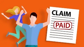 Travel-medical-insurance-cartoon-people-jumping-claim-paid