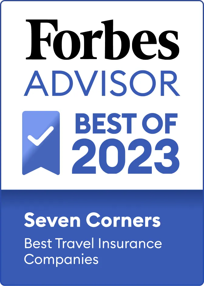 Seven Corners is a recipient of the 2023 Forbes Advisor Best Travel Insurance  Award.